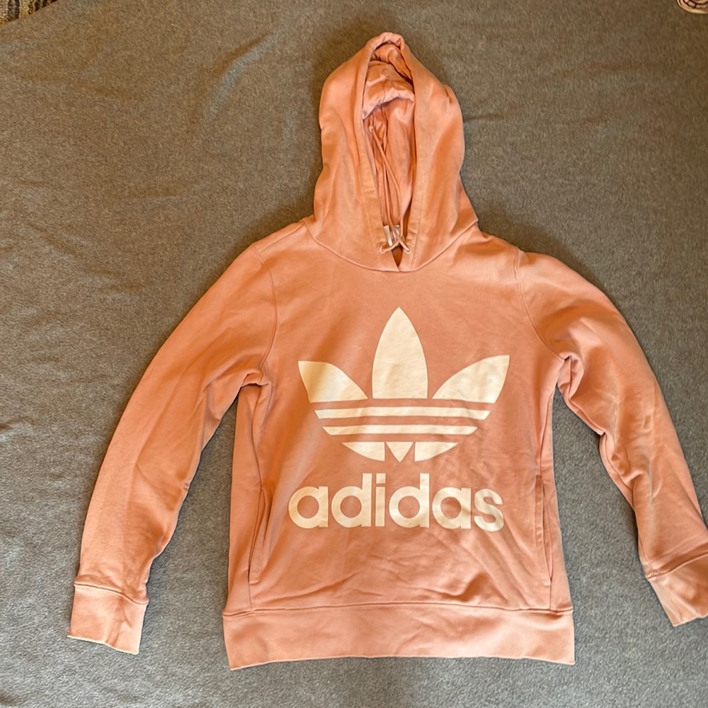 Pink adidas sweatshirt